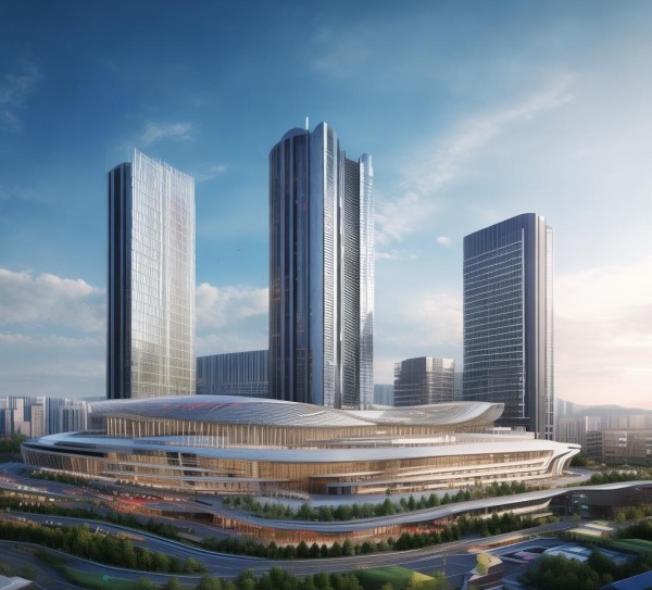 兰州新区国际商贸城，未来商业中心的Constructor