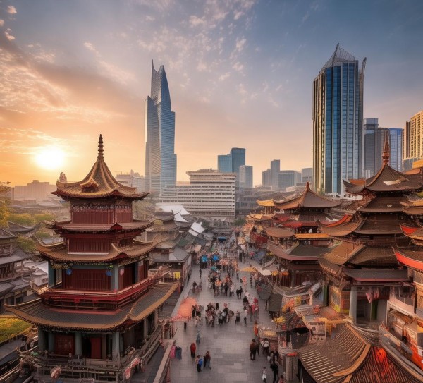 孝感国际商贸城，传统与现代的融合